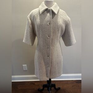 H&M jacket coat wool silk blend size S